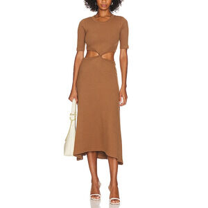 Citizens Of Humanity Brown Cutout Dress
